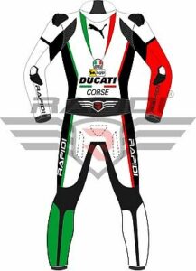 Leather racing suits