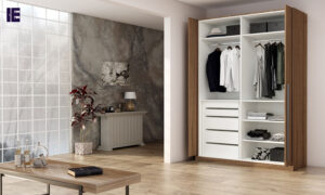 Customised Wardrobe | Made to Measure Wardrobes | Built in Wardrobe with Tv | Fitted Wardrobes UK