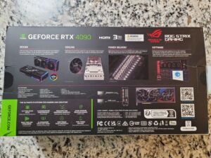 For sale ASUS ROG Strix GeForce RTX 4090 OC 24 GB GDDR6X